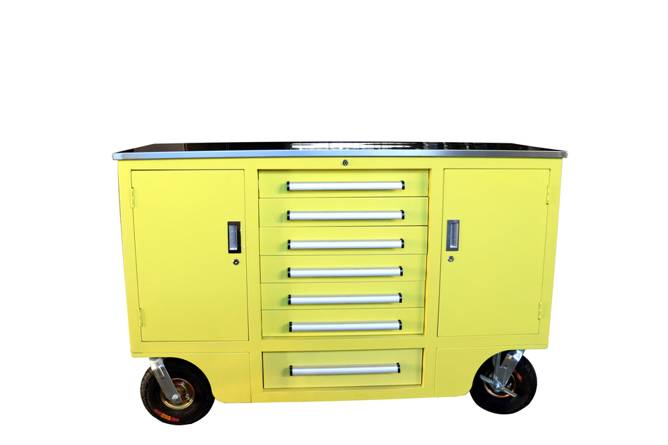 Cabinet Workbench with Wheels