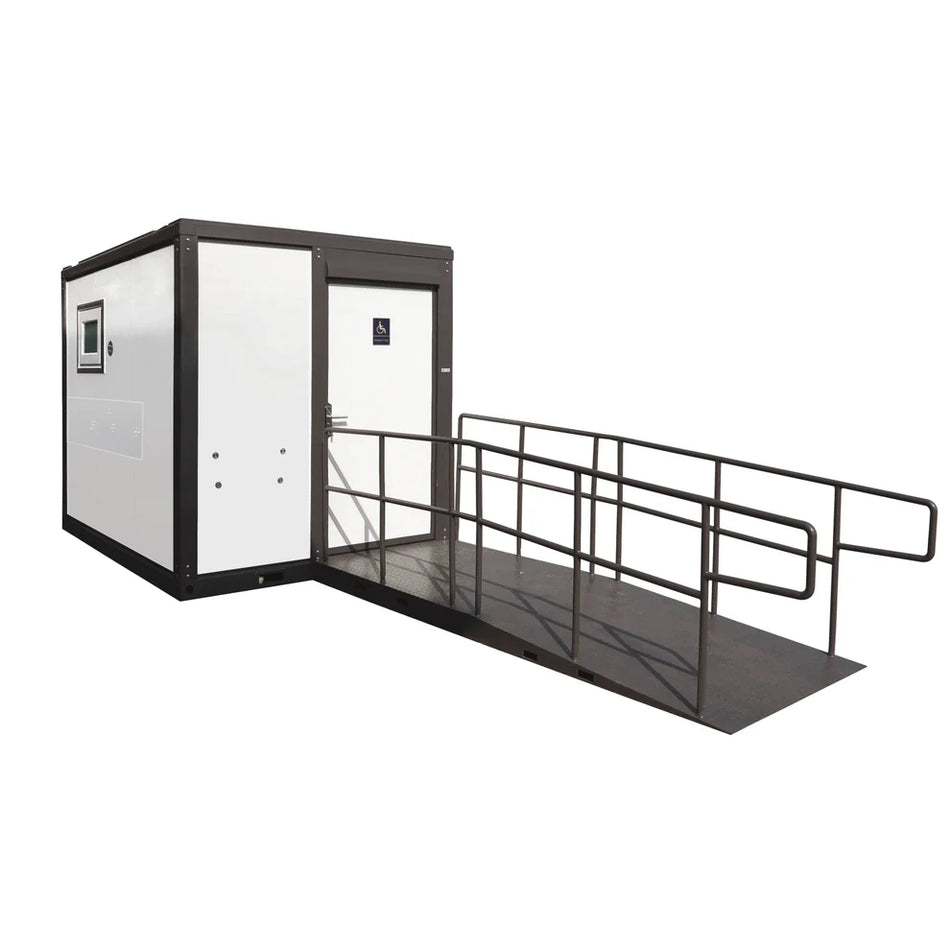 Bastone Portable Restroom with Showers Accessible Rampway Handicap-large