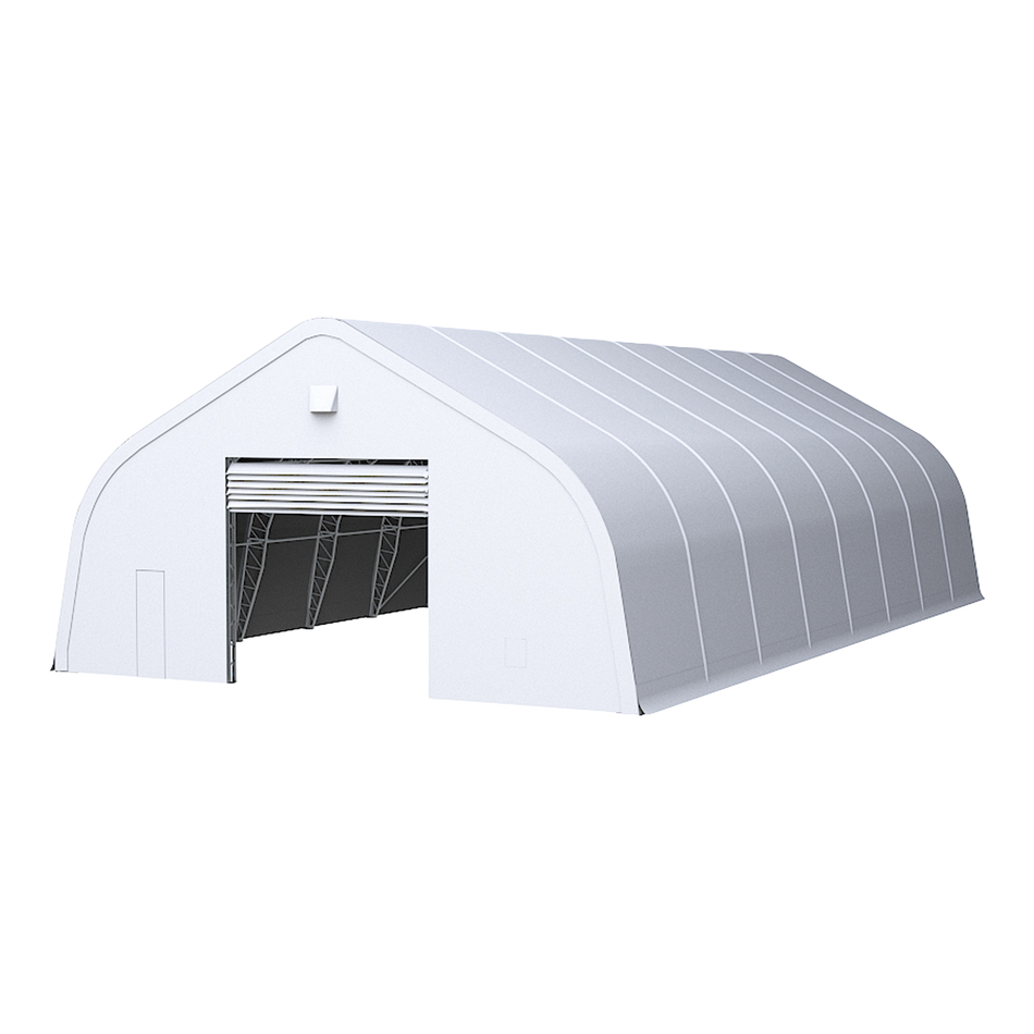 Double Truss Peak M Model Storage Shelter W40'xL60'xH22'