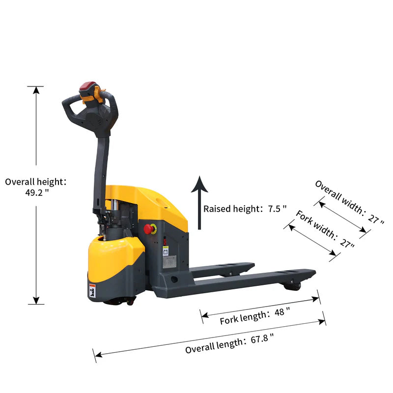 3300lbs Electric Pallet Truck W-E
