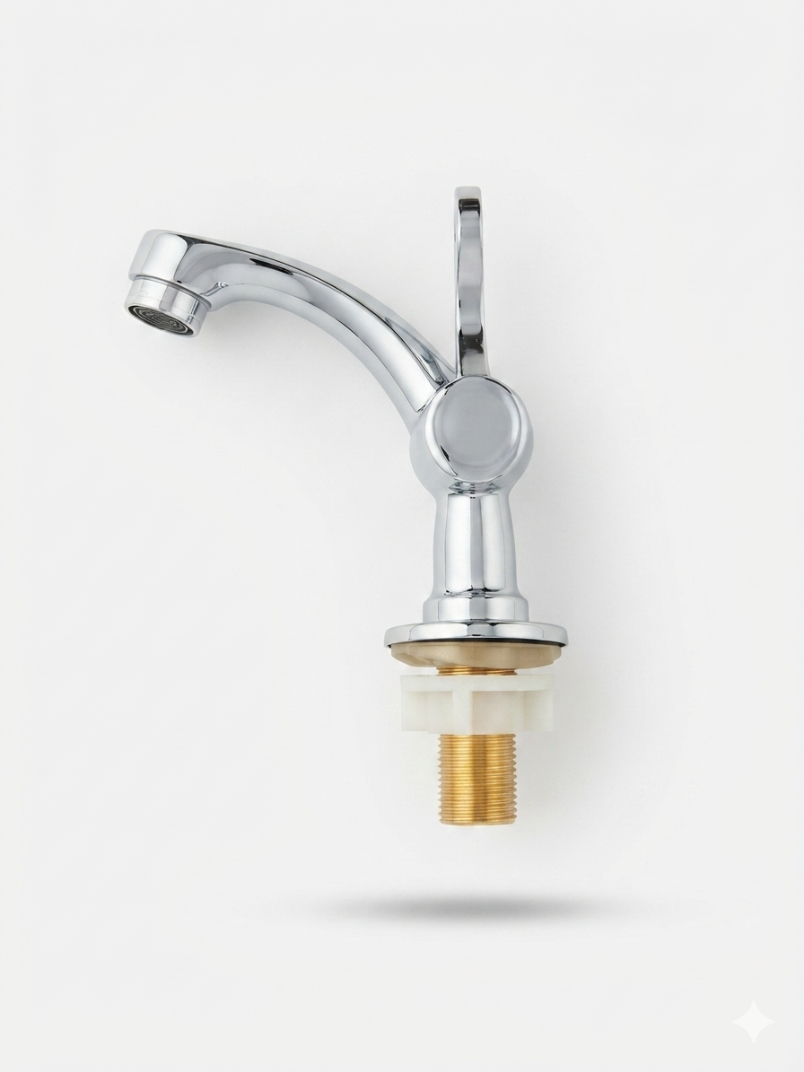 Single Handle Bathroom Curve Sink Curve Faucet