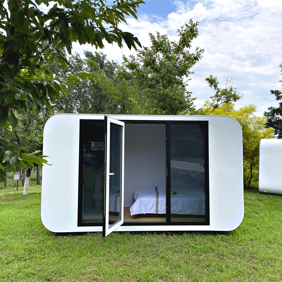 Petit cube préfabriqué bastone avec toilettes 13 pieds