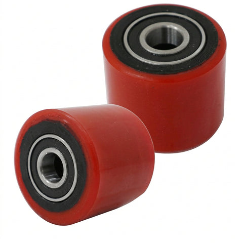 Xilin red polyurethane load wheel 74 x 93 mm part 21312000142