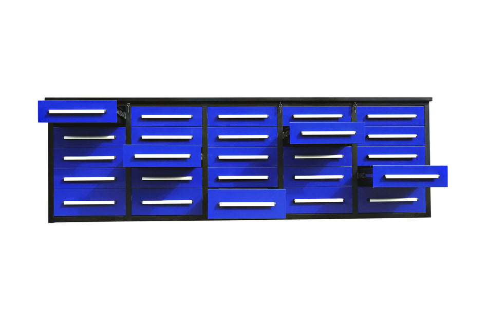 Steelman 10' Garage Cabinet Workbench (25 Drawers)