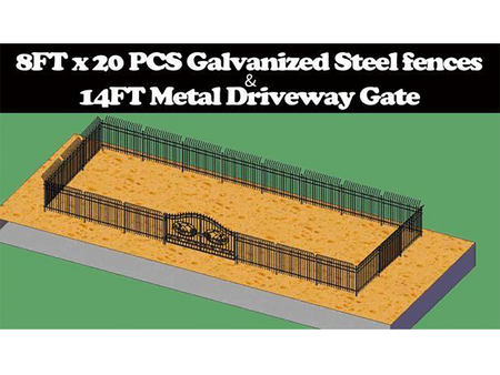 Greatbear Wrought Iron Fence & Driveway Gate